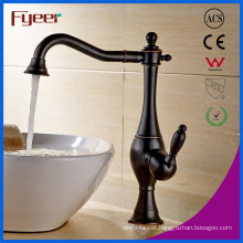 Fyeer Oil Rubbed Bronze Countertop Brass Basin Faucet